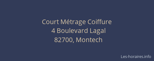 Court Métrage Coiffure