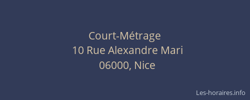 Court-Métrage