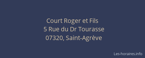 Court Roger et Fils