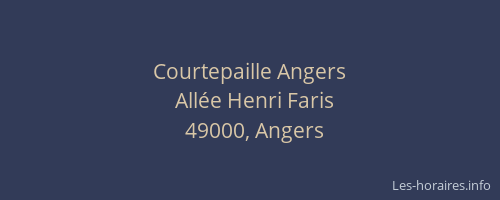 Courtepaille Angers