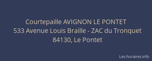 Courtepaille AVIGNON LE PONTET