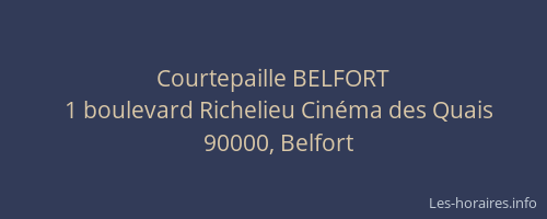 Courtepaille BELFORT