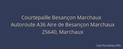 Courtepaille Besan&ccedil;on Marchaux