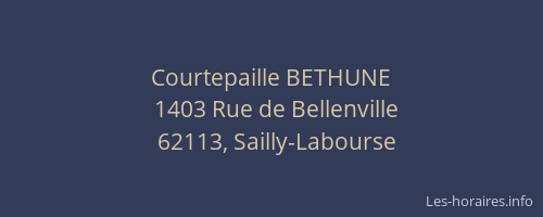 Courtepaille BETHUNE