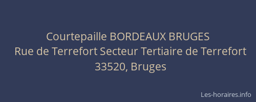 Courtepaille BORDEAUX BRUGES