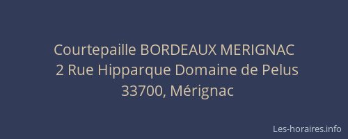 Courtepaille BORDEAUX MERIGNAC
