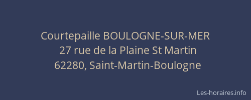 Courtepaille BOULOGNE-SUR-MER