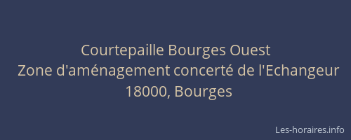 Courtepaille Bourges Ouest