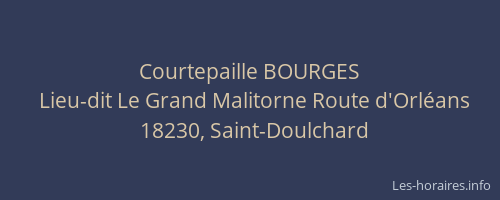 Courtepaille BOURGES