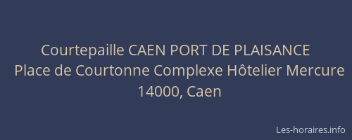 Courtepaille CAEN PORT DE PLAISANCE