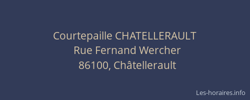 Courtepaille CHATELLERAULT
