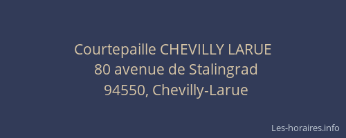 Courtepaille CHEVILLY LARUE