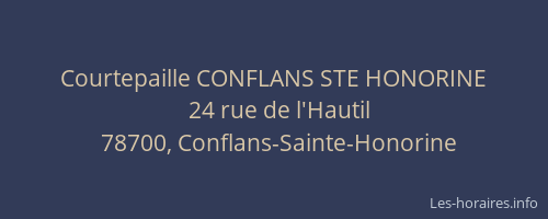 Courtepaille CONFLANS STE HONORINE