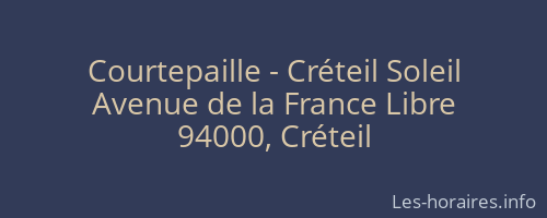Courtepaille - Créteil Soleil