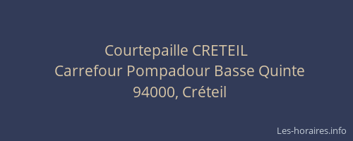 Courtepaille CRETEIL
