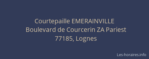 Courtepaille EMERAINVILLE