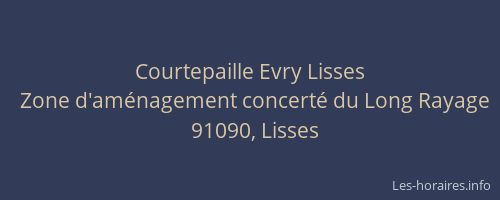 Courtepaille Evry Lisses
