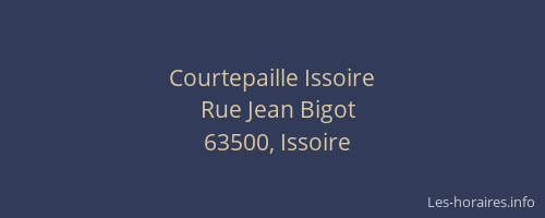 Courtepaille Issoire