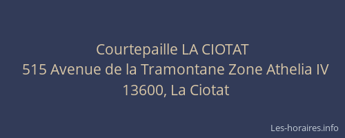 Courtepaille LA CIOTAT