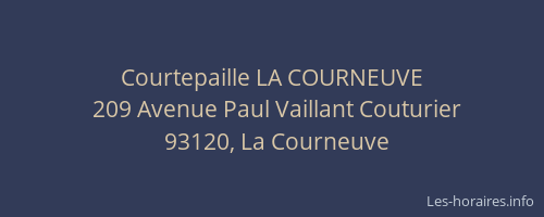 Courtepaille LA COURNEUVE