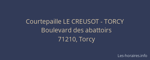 Courtepaille LE CREUSOT - TORCY