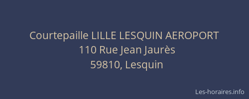 Courtepaille LILLE LESQUIN AEROPORT