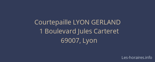 Courtepaille LYON GERLAND