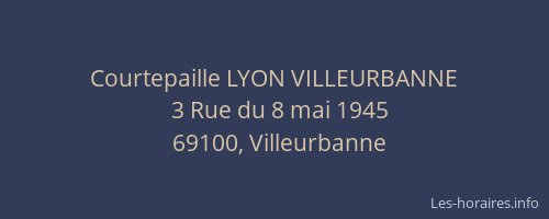 Courtepaille LYON VILLEURBANNE