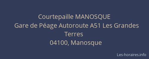 Courtepaille MANOSQUE