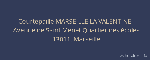 Courtepaille MARSEILLE LA VALENTINE