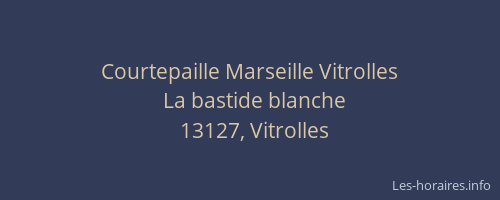 Courtepaille Marseille Vitrolles