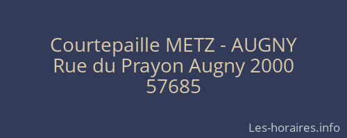 Courtepaille METZ - AUGNY