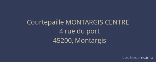 Courtepaille MONTARGIS CENTRE