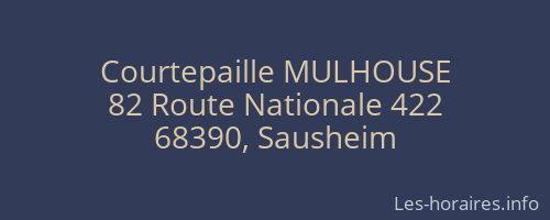 Courtepaille MULHOUSE
