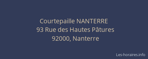Courtepaille NANTERRE