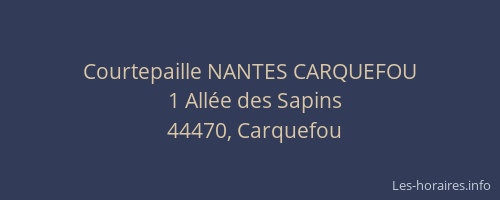 Courtepaille NANTES CARQUEFOU