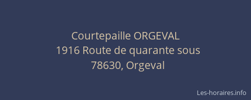 Courtepaille ORGEVAL