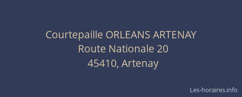 Courtepaille ORLEANS ARTENAY