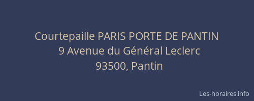 Courtepaille PARIS PORTE DE PANTIN