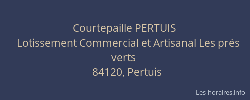 Courtepaille PERTUIS