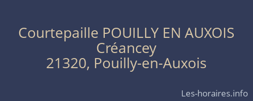 Courtepaille POUILLY EN AUXOIS