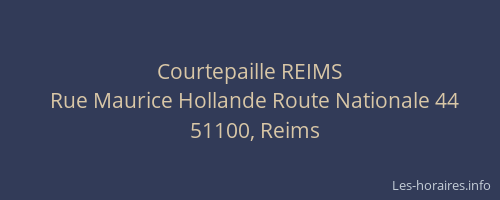 Courtepaille REIMS