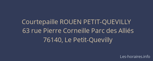 Courtepaille ROUEN PETIT-QUEVILLY
