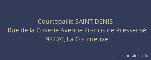 Courtepaille SAINT DENIS