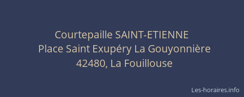 Courtepaille SAINT-ETIENNE