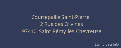 Courtepaille Saint-Pierre