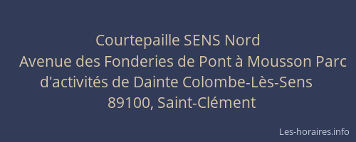 Courtepaille SENS Nord