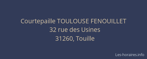 Courtepaille TOULOUSE FENOUILLET