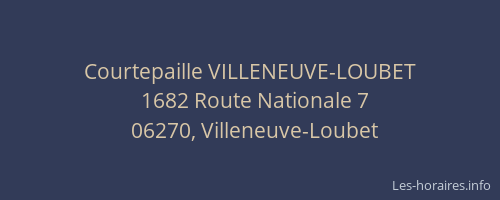 Courtepaille VILLENEUVE-LOUBET