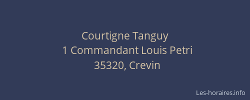 Courtigne Tanguy